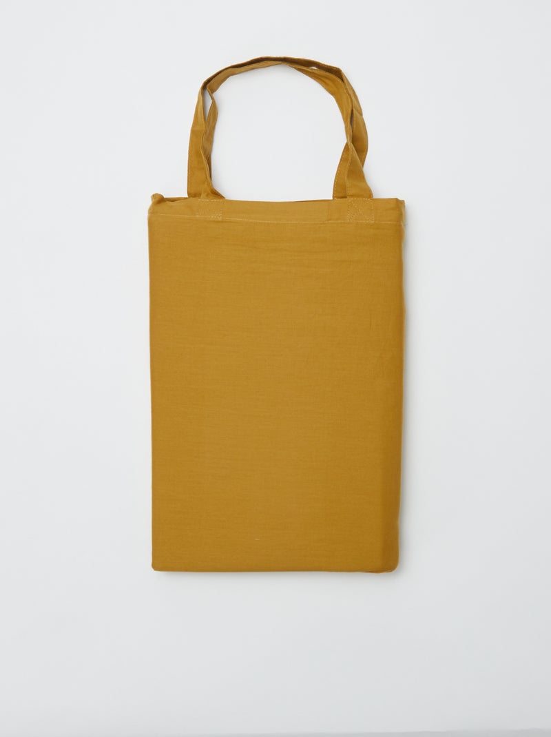 Capa de edredão (240 x 220 cm) - Kiabi Home AMARELO - Kiabi