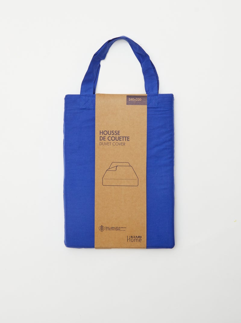 Capa de edredão (240 x 220 cm) - Kiabi Home AZUL - Kiabi