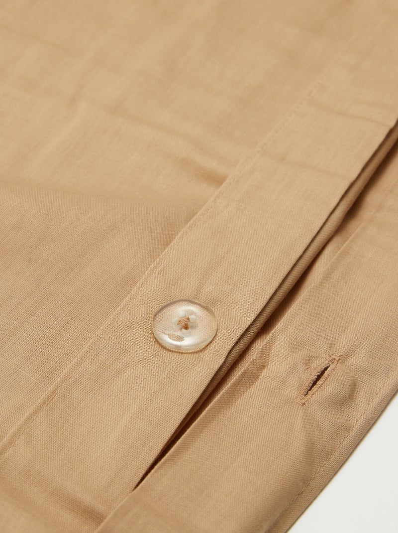 Capa de edredão (240 x 220 cm) - Kiabi Home BEGE - Kiabi