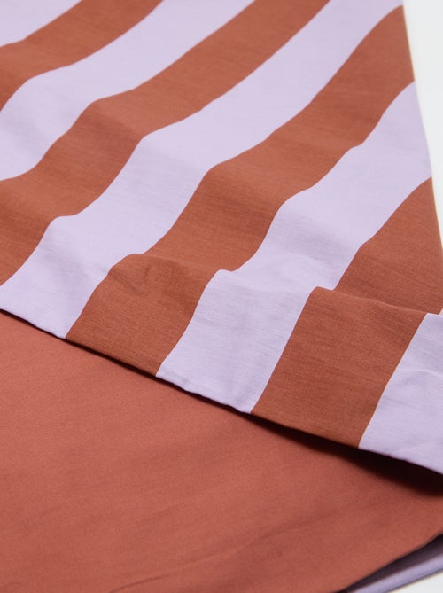 Capa de edredão (260 x 240cm) com padrão de xadrez - Kiabi
