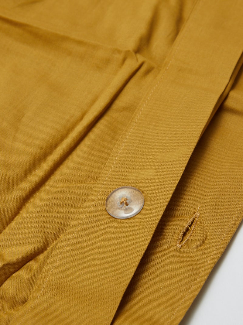 Capa de edredão (260x240 cm) - Kiabi Home AMARELO - Kiabi