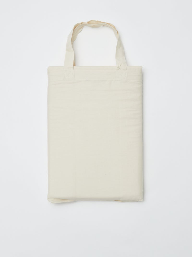 Capa de edredão (260x240 cm) - Kiabi Home Branco - Kiabi