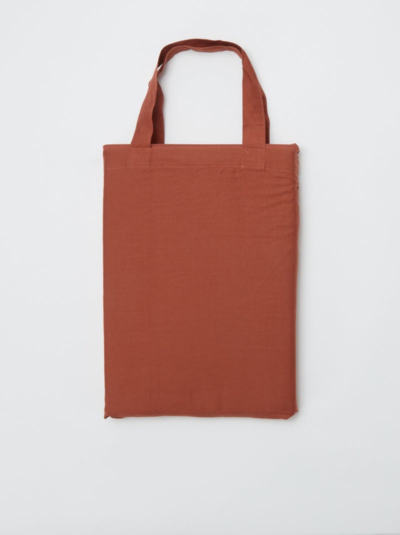 Capa de edredão (260x240 cm) - Kiabi Home CASTANHO - Kiabi