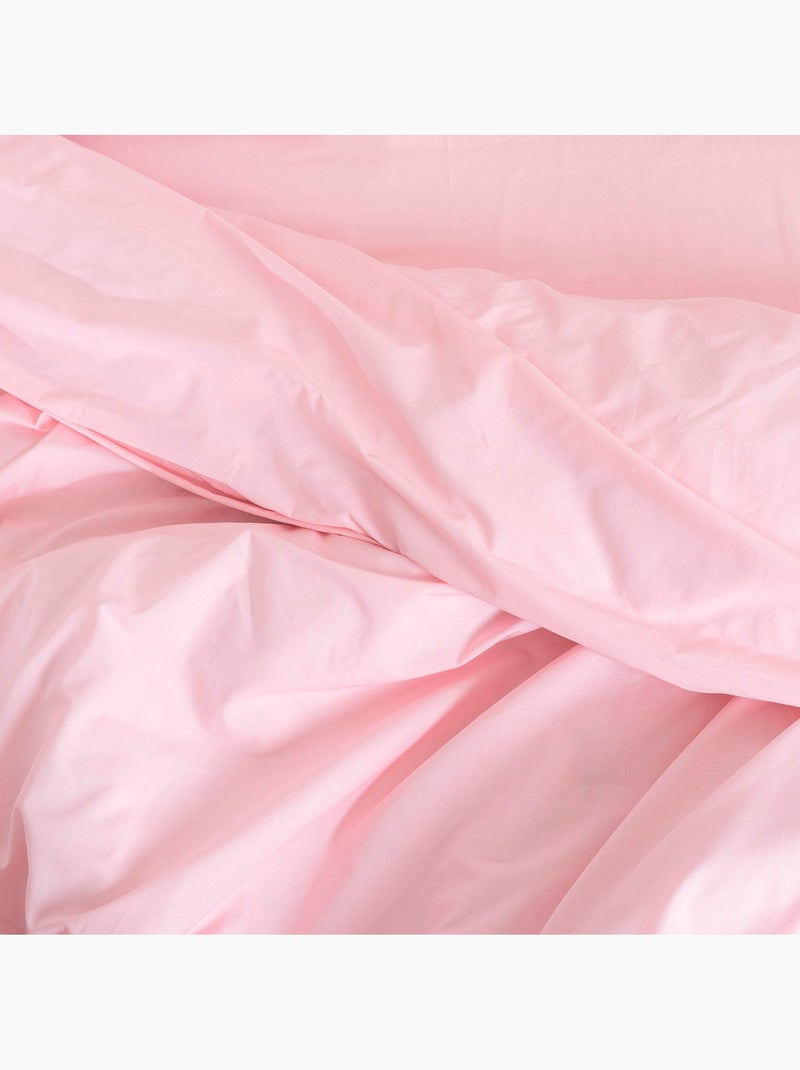 Capa de edredão Basic "Happyfriday" Rosa - Kiabi