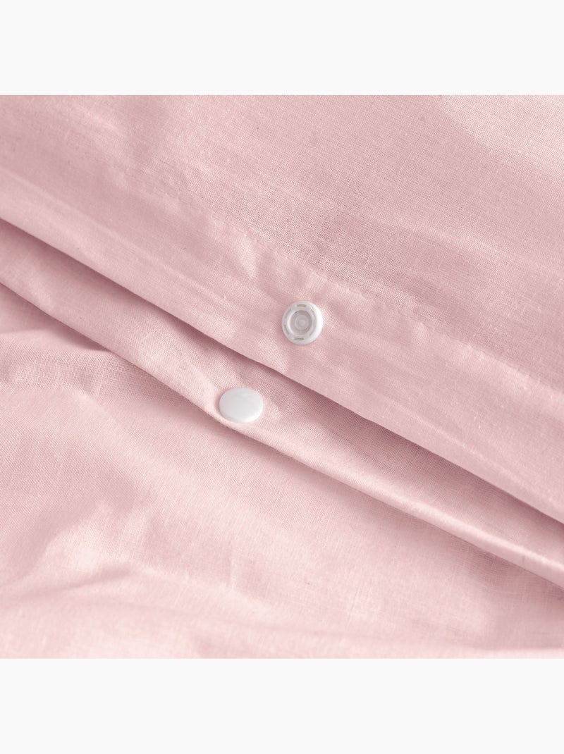 Capa de edredão Basic "Happyfriday" Rosa - Kiabi