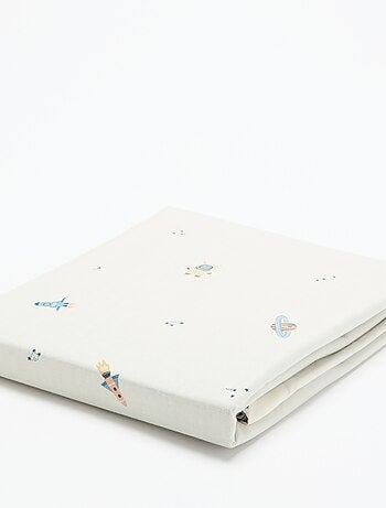 Capa de edredão com padrão para 1 pessoa (80 x 120 cm) - Kiabi Home