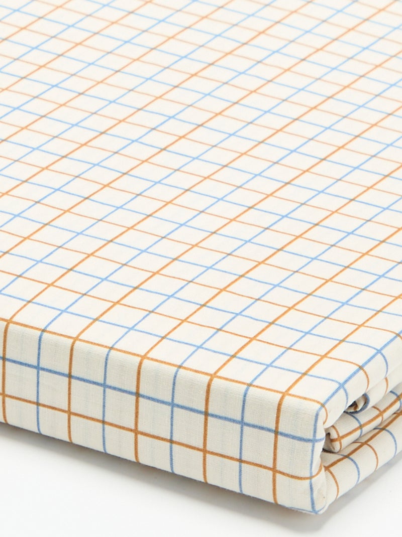 Capa de edredão com padrão para 1 pessoa (80 x 120 cm) - Kiabi Home Branco - Kiabi