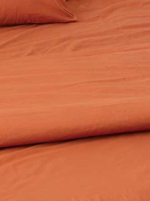 Capa de edredão de algodão lavado oekotex - Kiabi Capa de edredão de algodão lavado oekotex - Kiabi