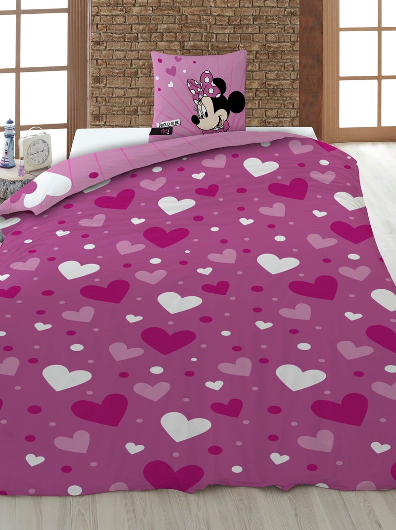 Capa de edredão 'Disney' 'Minnie' 140x220 cm Rosa - Kiabi
