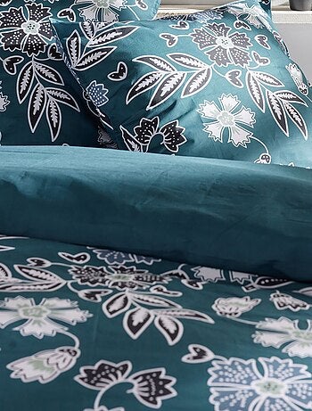 Capa de edredão e fronha de cama de casal
