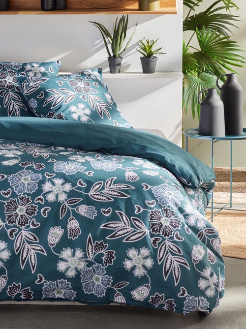 Capa de edredão e fronha de cama de casal - Kiabi