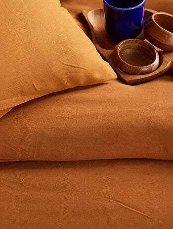 Capa de edredão e fronha de cama de casal