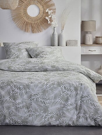 Capa de edredão e fronha de cama de casal