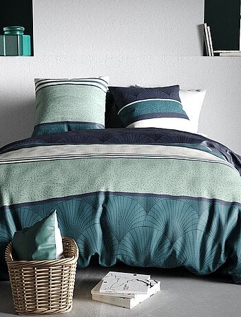 Capa de edredão e fronha de cama de casal