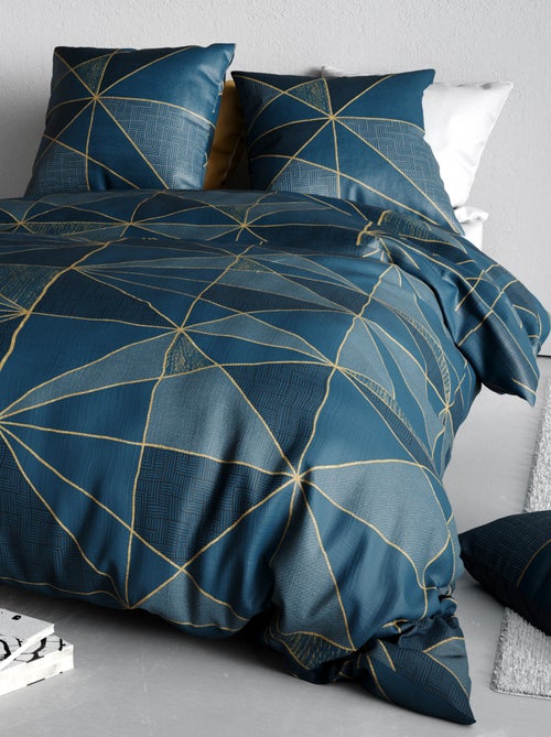 Capa de edredão e fronha de casal - Kiabi