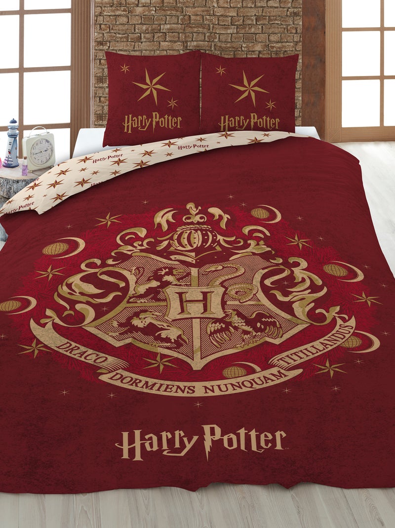 Capa de edredão e fronha de solteiro 'Harry Potter' ROXO - Kiabi