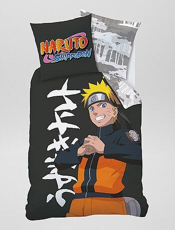 Capa de edredão e fronha 'Naruto' - Solteiro