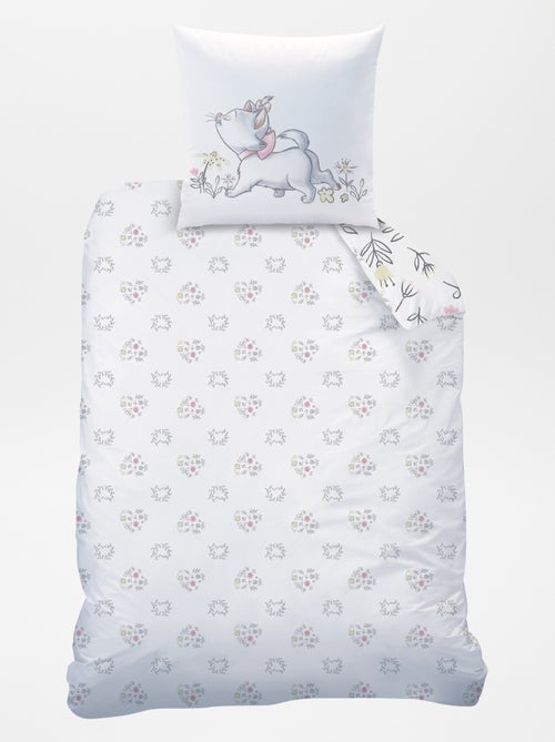 Capa de edredão e fronha 'Os Aristogatos' - Solteiro - Kiabi