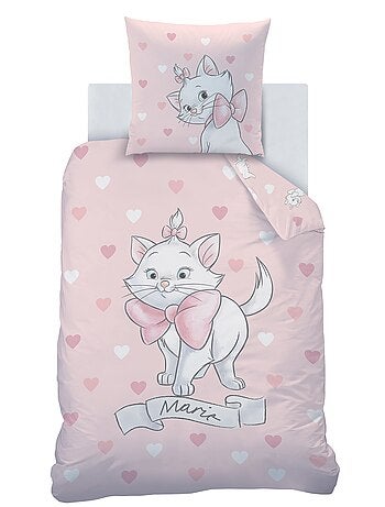Capa de edredão e fronha 'Os Aristogatos' - Solteiro