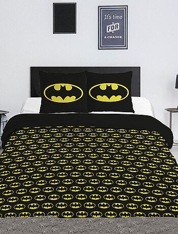 Capa de edredão e fronhas 'Batman' 240x220 e 63x63cm