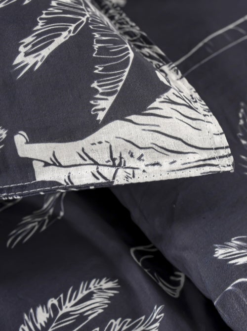 Capa de edredão estampada para 2 pessoas - Kiabi Capa de edredão estampada para 2 pessoas - Kiabi