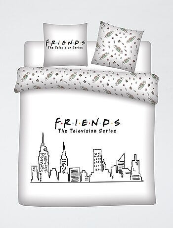 Capa de edredão 'Friends' 240x220 e 63x63 cm