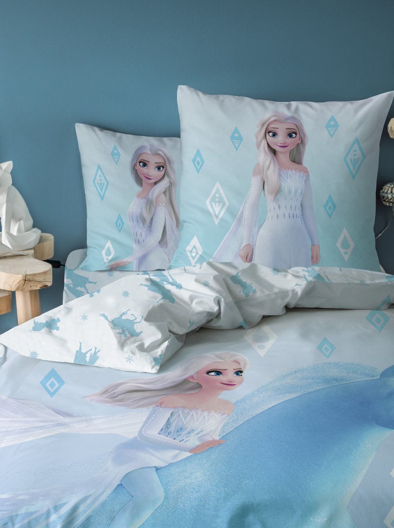 Capa de edredão + fronha  - 'Frozen'  - Solteiro AZUL - Kiabi