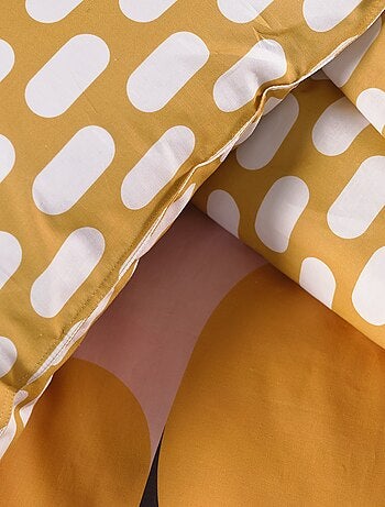 Capa de edredão + fronha com estampado - Casal