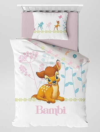 Capa de edredão + fronha de bebé  'Bambi' - Solteiro - Kiabi