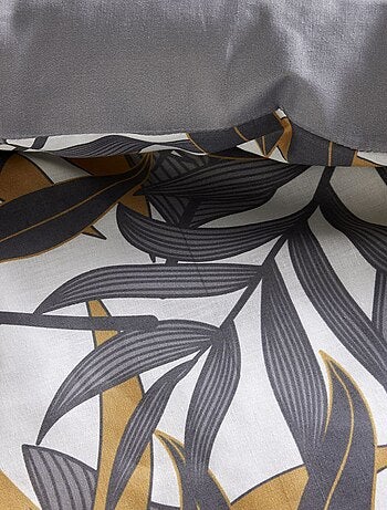 Capa de edredão + fronha de cama com estampado - Casal