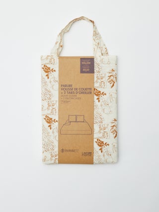 Capa de edredão + fronha de cama de casal (200x200 cm) - Kiabi Home