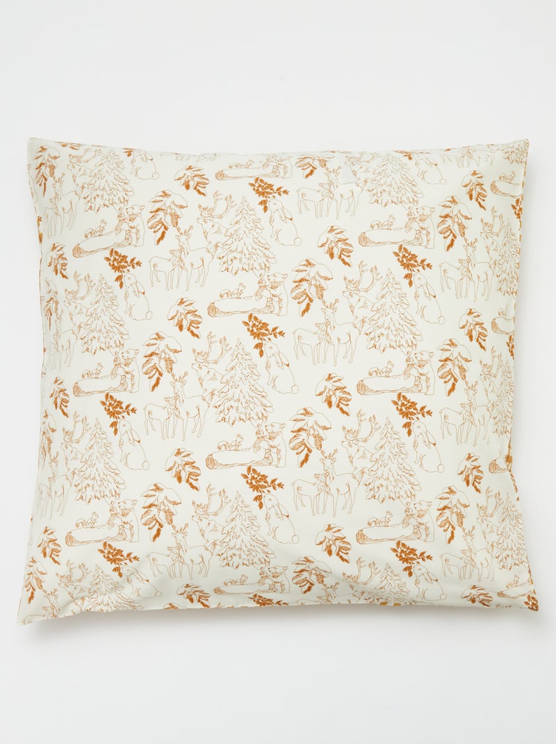 Capa de edredão + fronha de cama de casal (200x200 cm) - Kiabi Home VERDE - Kiabi