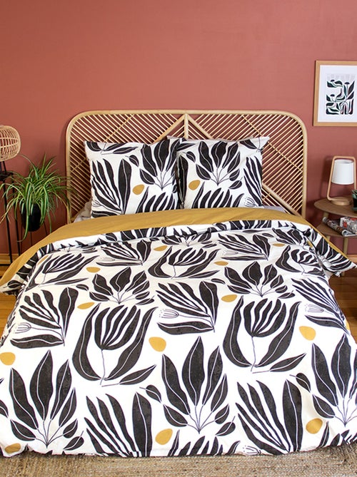 Capa de edredão + fronha de cama de casal - Kiabi
