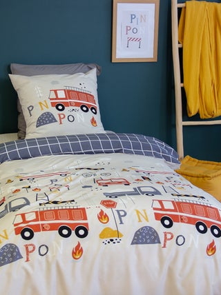 Capa de edredão + fronha de cama de solteiro 140 x 200 cm