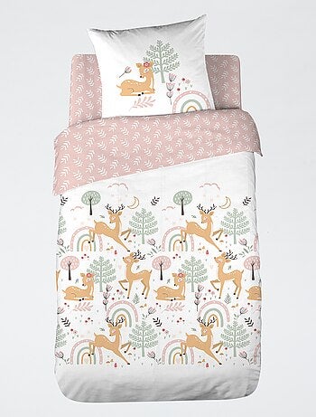 Capa de edredão + fronha de cama de solteiro 140 x 200 cm