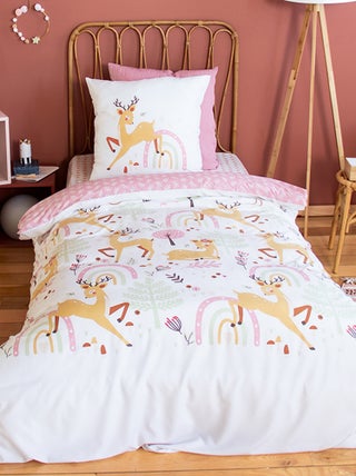 Capa de edredão + fronha de cama de solteiro 140 x 200 cm