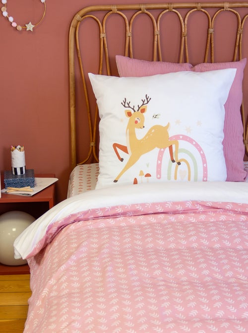 Capa de edredão + fronha de cama de solteiro 140 x 200 cm - Kiabi