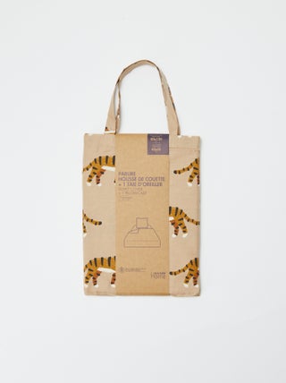 Capa de edredão + fronha de cama de solteiro (80x120cm) - Kiabi Home