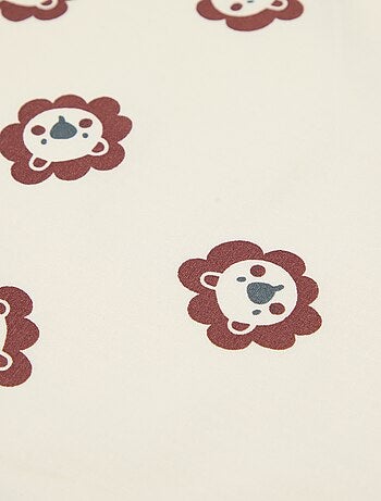 Capa de edredão + fronha de cama de solteiro (80x120cm) - Kiabi Home