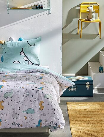 Capa de edredão + fronha de cama de solteiro