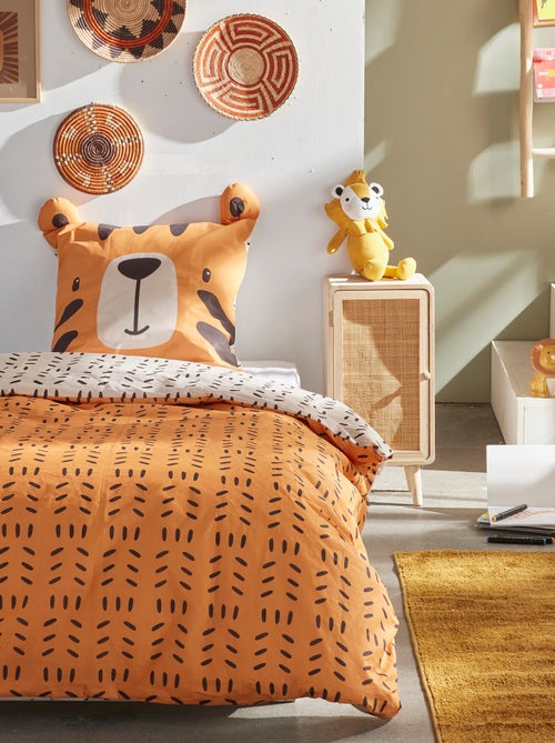 Capa de edredão + fronha de cama de solteiro - Kiabi