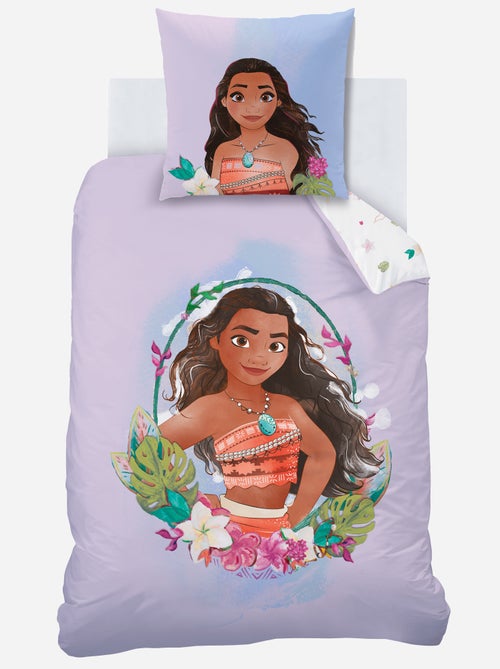 Capa de edredão + fronha de cama de solteiro 'Vaiana' - Kiabi