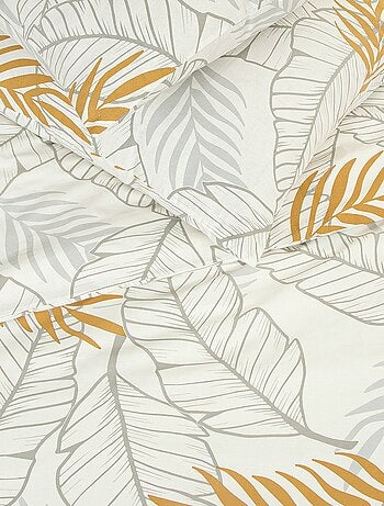 Capa de edredão + fronha de cama estampada - Casal