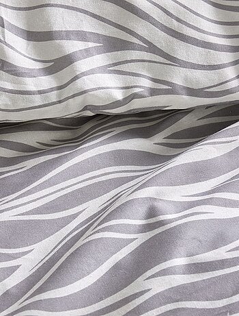 Capa de edredão + fronha de cama estampada - Casal