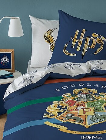 Capa de edredão + fronha de cama 'Harry Potter'