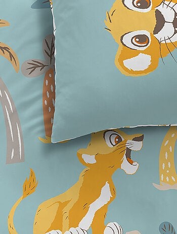 Capa de edredão + fronha de cama 'O Rei Leão' - Solteiro