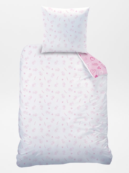 Capa de edredão + fronha de cama 'Patrulha Pata'  - Solteiro - Kiabi