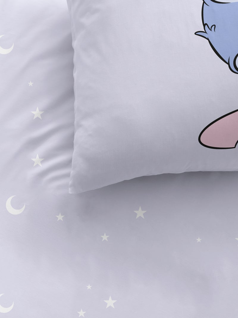 Capa de edredão + fronha de cama  'Stitch'  - Solteiro VIOLETA - Kiabi