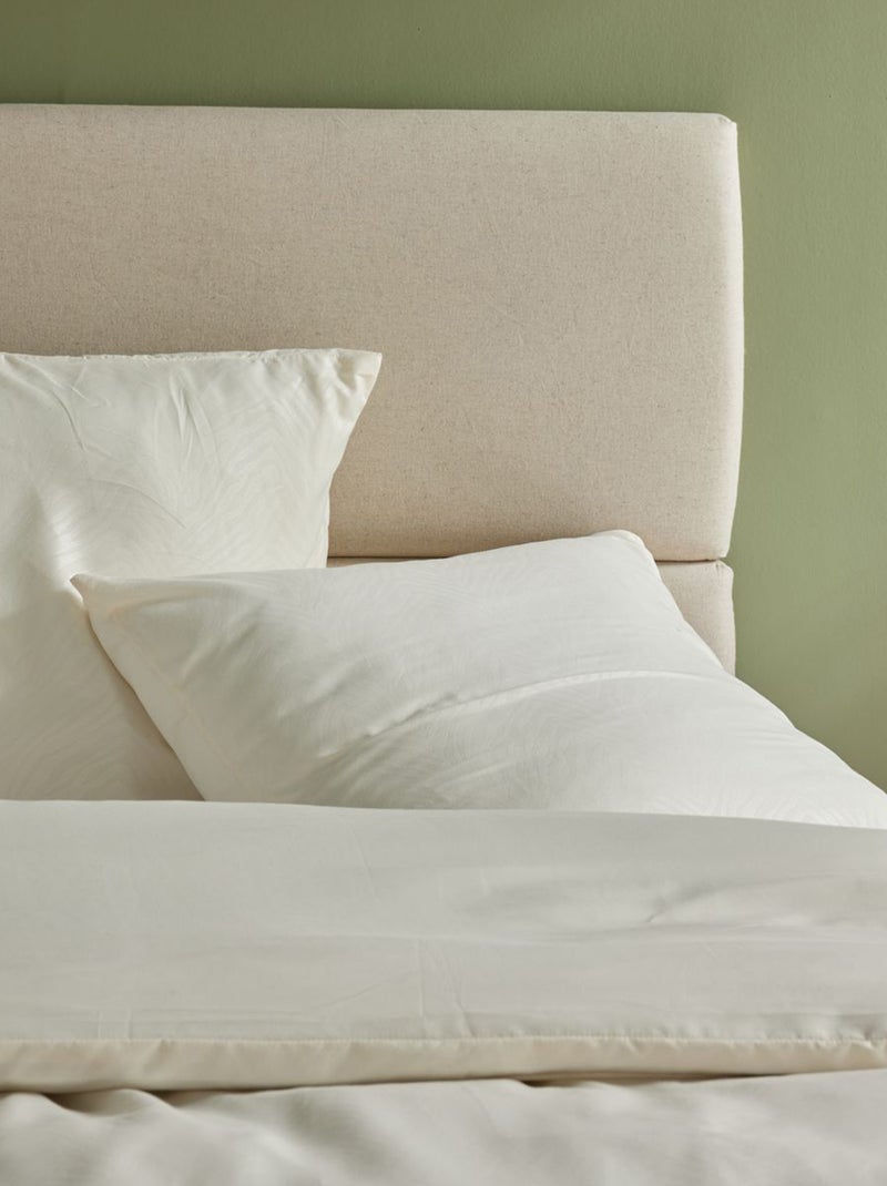 Capa de edredão + fronha de casal - motivos zebra Nude - Kiabi