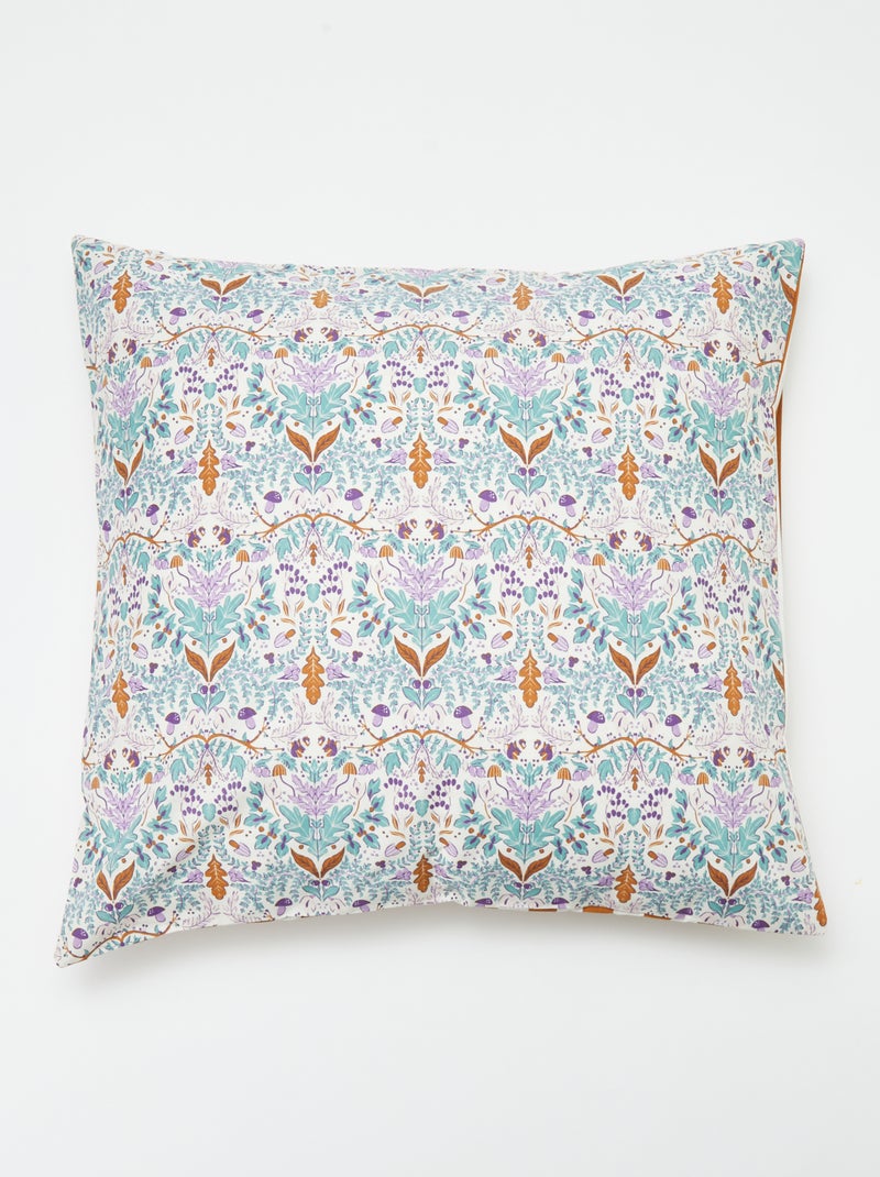 Capa de edredão + fronha de casal (200 x 200cm) em algodão - Kiabi Home CASTANHO - Kiabi